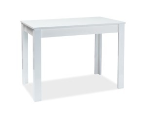 Стол Albert 100x60(140)** Signal  белий глянець